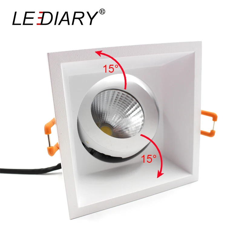 LEDIARY LED COB светильники 220В Диммируемый драйвер белое потолочное утопленное пятно