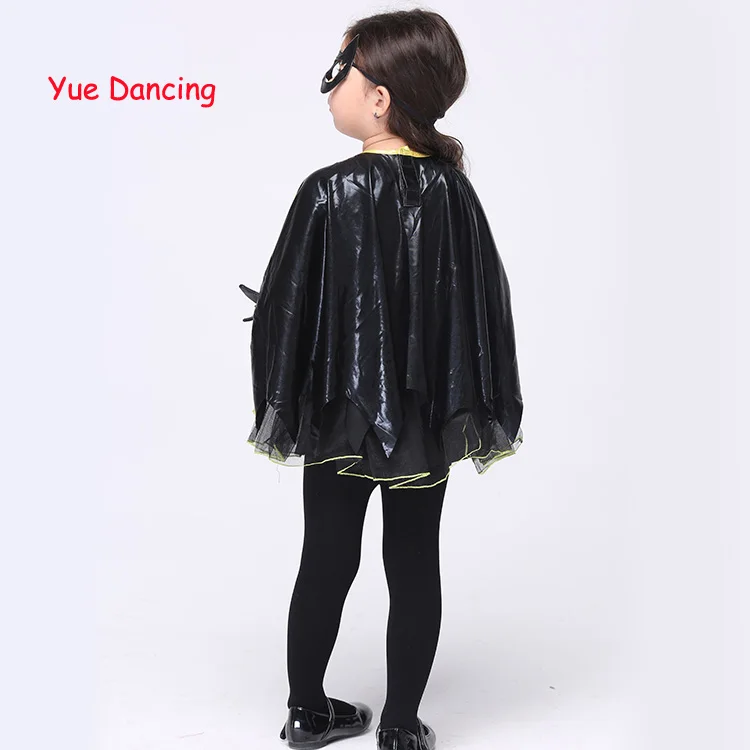 Baby Halloween Custome Batmen Kids Dresses Fancy Performance Clothes Masquerade Party Children Cosplay Outfit For Girls | Тематическая