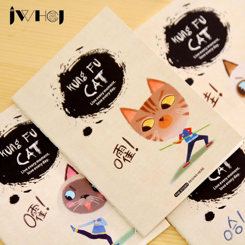 Портативный мини блокнот кунг фу 1 шт. Дневник для наличных денег кавайный