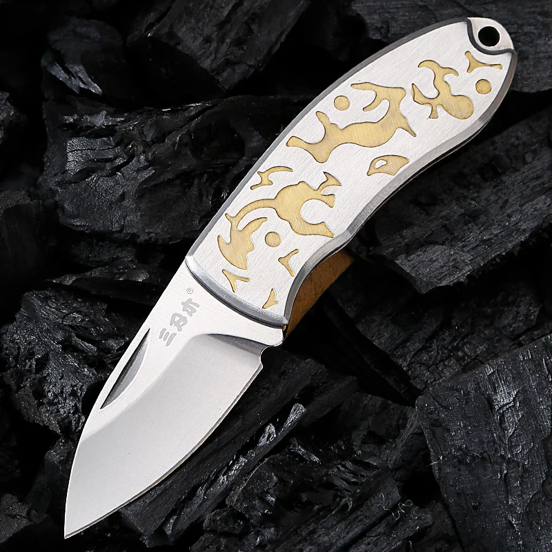 Sanrenmu 4066 Pocket Folding Knife 415N Blade Outdoor Camping Mini Key Chain EDC Multi0functional Tool | Инструменты