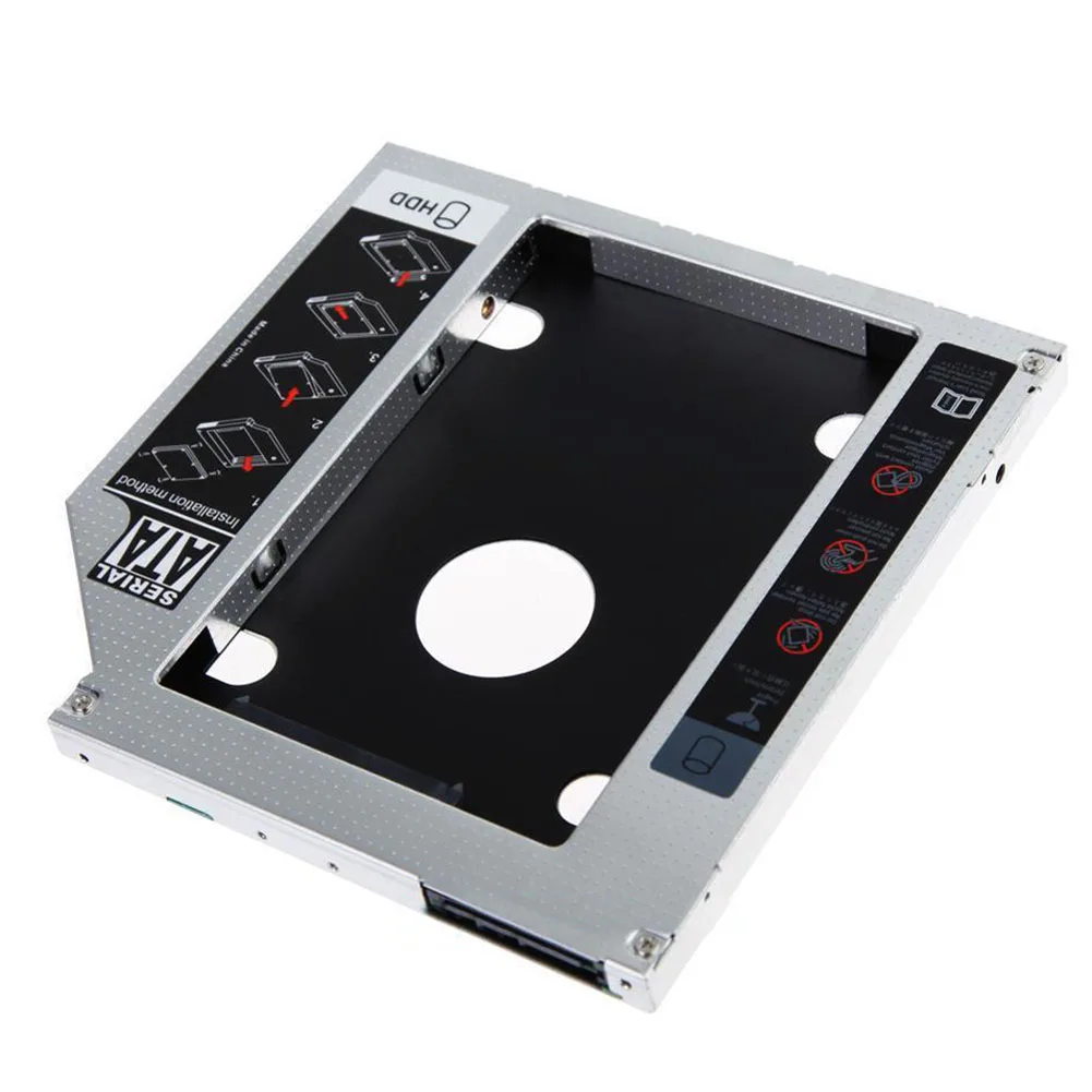 Новый 9 5 мм/12 7 мм SATA HDD SSD жесткий диск CD-ROM кронштейн Caddy Bay для MacBook Windows @ JH |