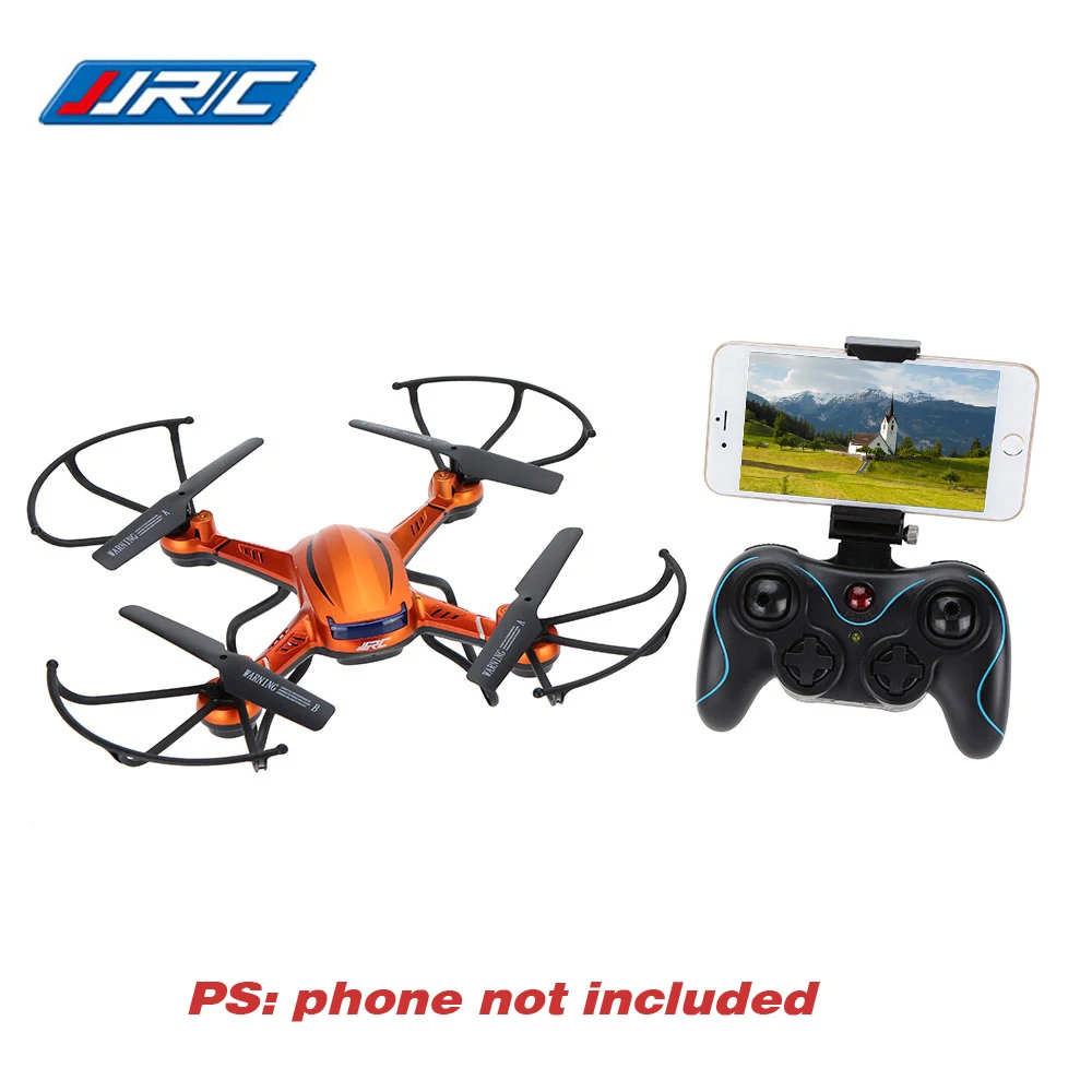 Дрон JJRC H12W 4 канала 6 осевой гироскоп Wi Fi FPV Радиоуправляемый с HD камерой 2 0 МП