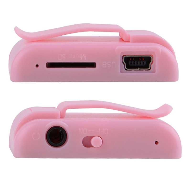 Новое поступление модный мини зажим для спорта USB Micro SD TF зеркальная кнопка mp3