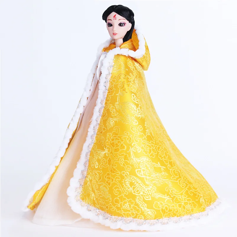Yellow cloak Новинка 30 см кукольный плащ пальто Одежда для кукол аксессуары Пальто Манто костюм аксессуары для кукол игрушки для девочек подарок - Цвет: Yellow cloak