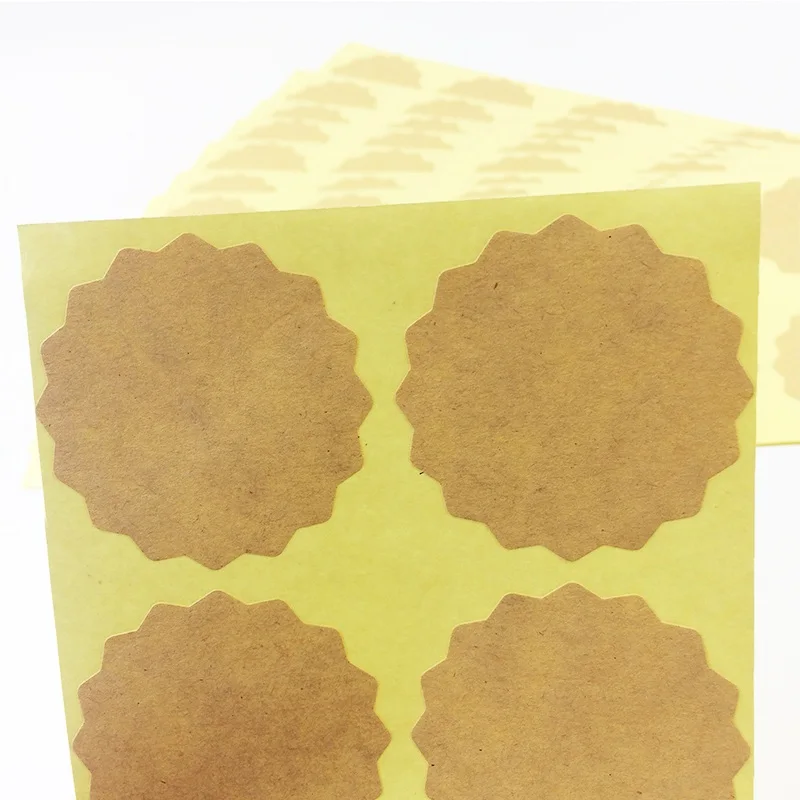 1000 шт./лот винтажная пустая кружевная крафт-этикетка наклейка сделай сам ручной