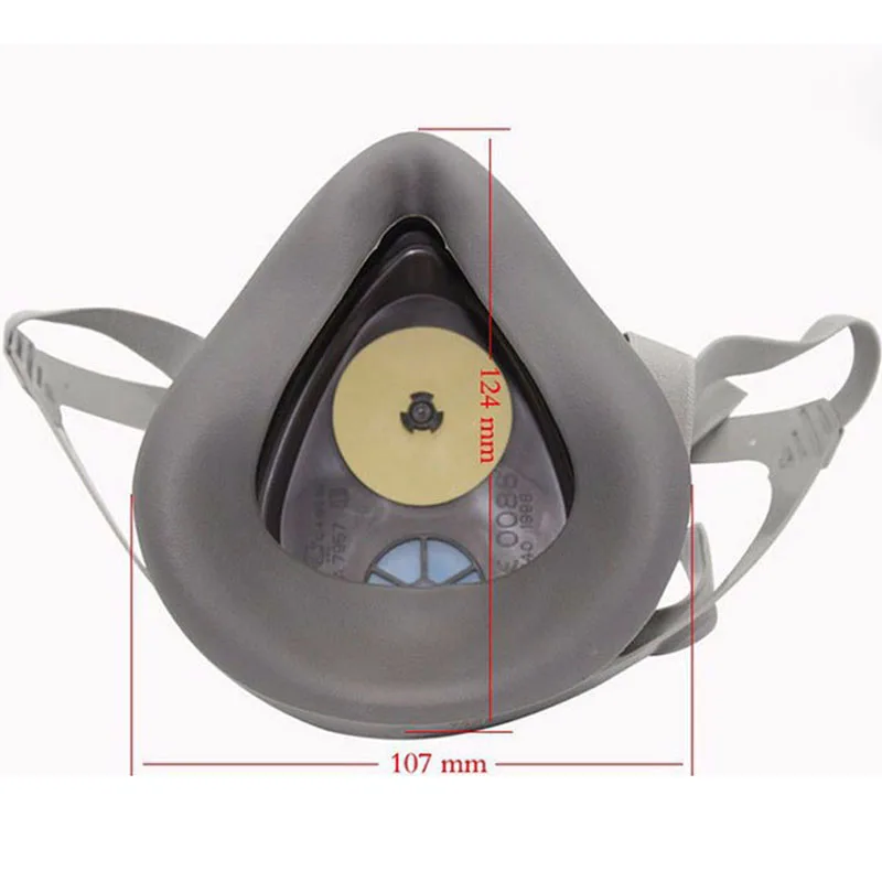 Полумаска респиратор противогаз фильтр хлопок пыленепроницаемый анти-туман и