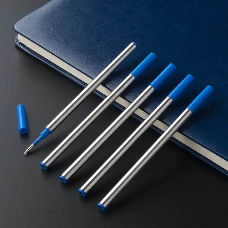 

High-quality JINHAO 12pcs Blue Refills 0.5MM Nib Rollerball pen New