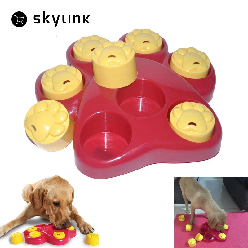 2017 Собака Игрушки Интерактивная Детские Найти Пищу Обучение Собаки Ролик Paw