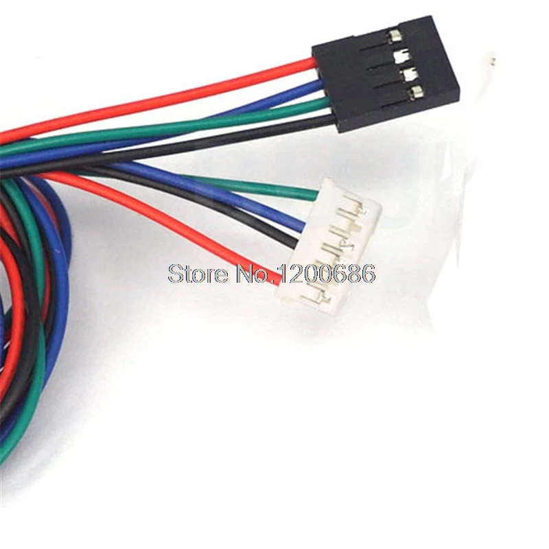 1 м 6pin ph2.0 расширение 4PIN 2.54 Dupont черный разъем проводов для 3D-принтеры Шаговые двигатели кабель