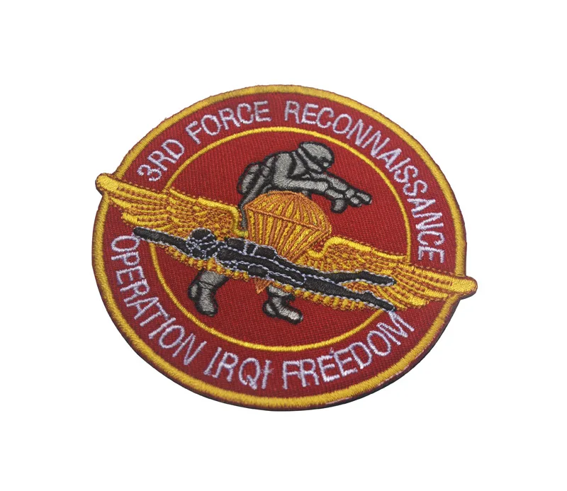 Черный никель США PARATRO нашивки USAF AIRBORNE военный США армейский значок тактический боевой дух крюк нашивки страйкбол для пальто куртка - Цвет: Черный никель