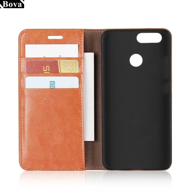 Light Brown Роскошный чехол-кошелек для huawei Nova 2 Plus, 5,5 дюймов, Премиум кожаный чехол, для huawei Nova 2, 5,0 дюймов, флип-чехол, сумки - Цвет: Light Brown
