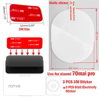 for 70 mai pro dash cam smart car dvr 3m film and static stickers suitable for 70 mai pro car dvr 3m film holder 3pcs