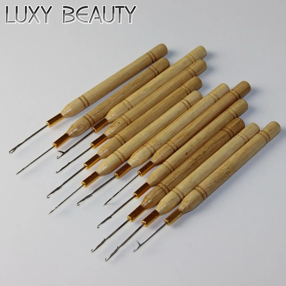 Игла для вытягивания бамбука 12 шт. дюжина искусственных микроколец с деревянной