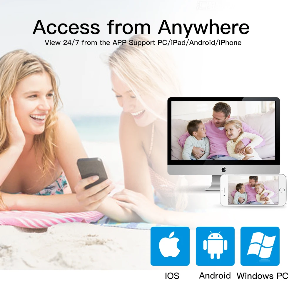 Woaser H.265 CCTV 4.0mp ov4689 48 В POE IP Камера 2592*1520 ИК в/Открытый ONVIF Водонепроницаемый HD видео