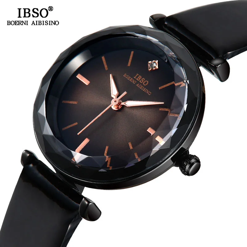 

Женские Роскошные Кварцевые часы IBSO, модные кожаные часы, 2019, топ-бренд, женские наручные часы, Montre Femme #8699