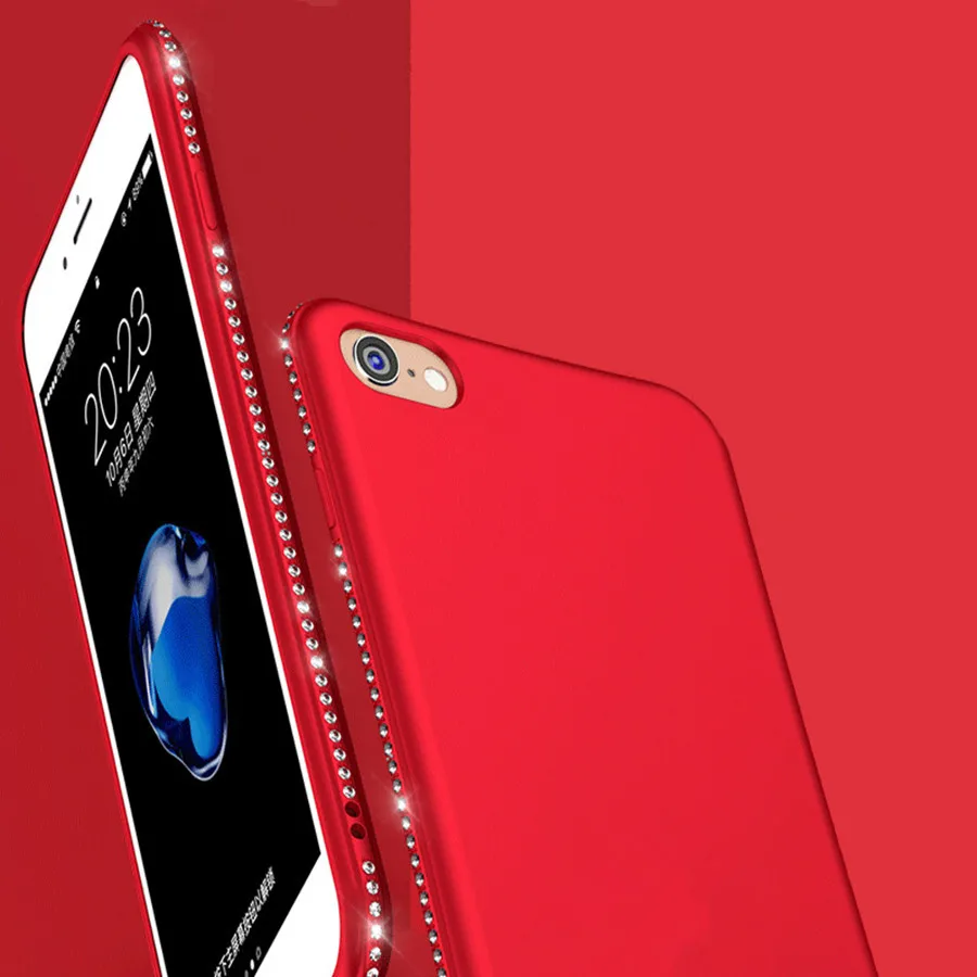 For Xiaomi Mi 6 6X Note 5 Soft Silicone Diamond Cover for 4 Pro Redmi Plus 4X On 5A 4A fudnas |