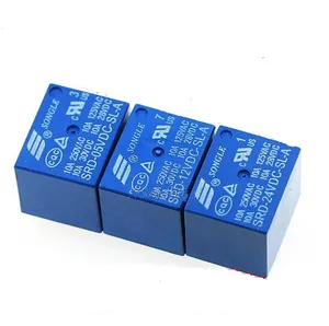 5PCSlot 4pin 5pin Relays SRD-05VDC-SL-A SRD-12VDC-SL-A SRD-24VDC-SL-A SRD-48VDC-SL-A 05V 12V 24V 48V