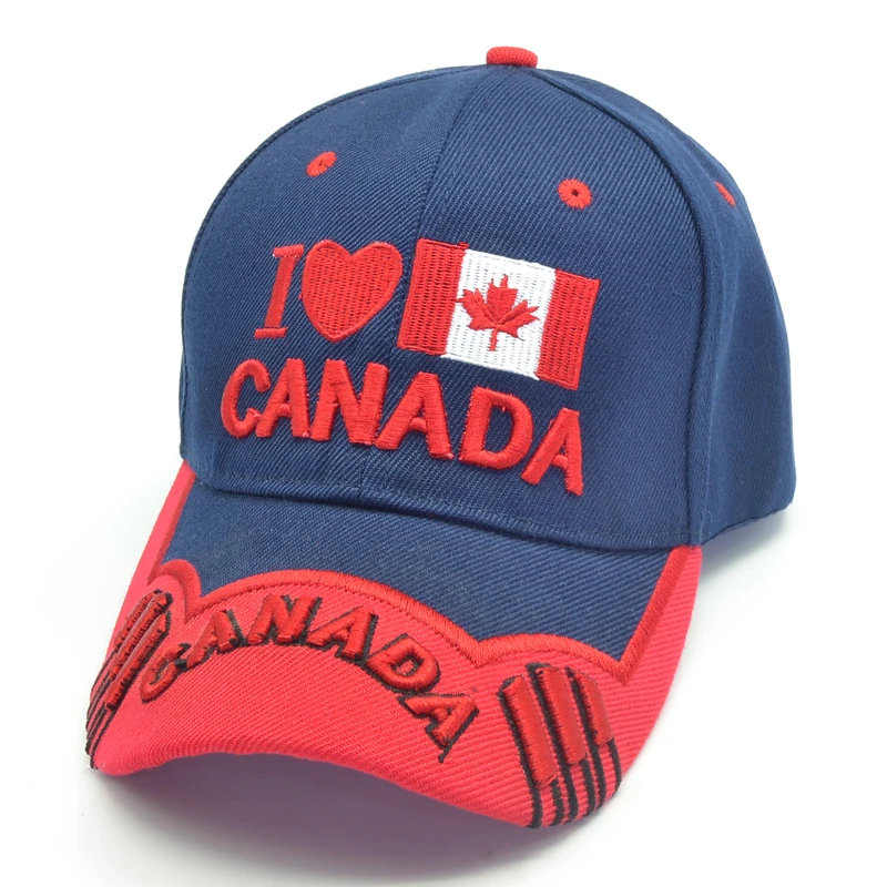 Кепка с 3D вышивкой модная повседневная канадским Кленовым листом летние мужские