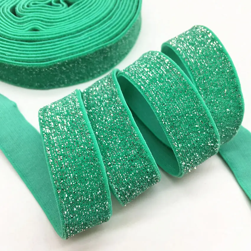 M-71(26) 5 Ярд 5/8 ''26 цветов красочные блестящие складные эластичные Bling FOE для DIY одежды Свадебная вечеринка подарок Швейные аксессуары - Цвет: M-71(26)
