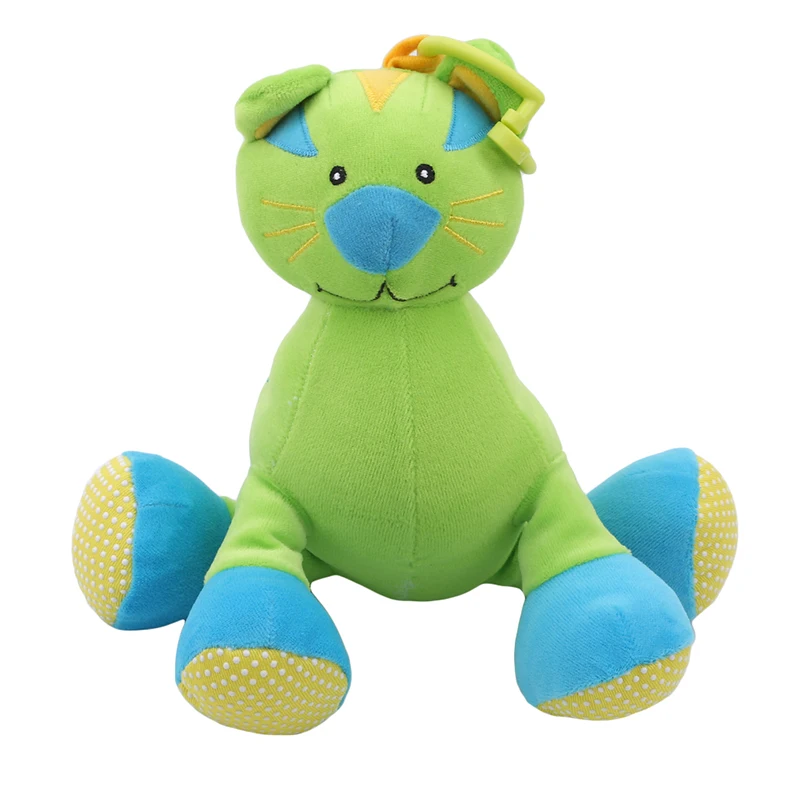 

Plush Cartoon Animal Fawn Tiger Infant Rattles Baby Multi-functional Stroller Hanging Bell Soft Stuffed Toy Doll