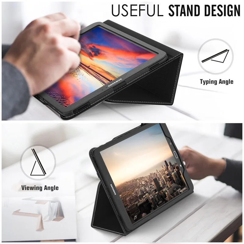 CucKooDo для Samsung Galaxy Tab S3 9 7 '' тонкий складной чехол дюйма зеркальный + стилус
