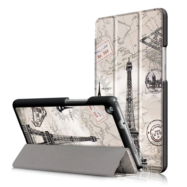 Чехол для huawei MediaPad M3 Lite 8,", магнитная подставка для планшета, умный защитный чехол из искусственной кожи для huawei M3 Lite 8,0+, 3 подарка бесплатно