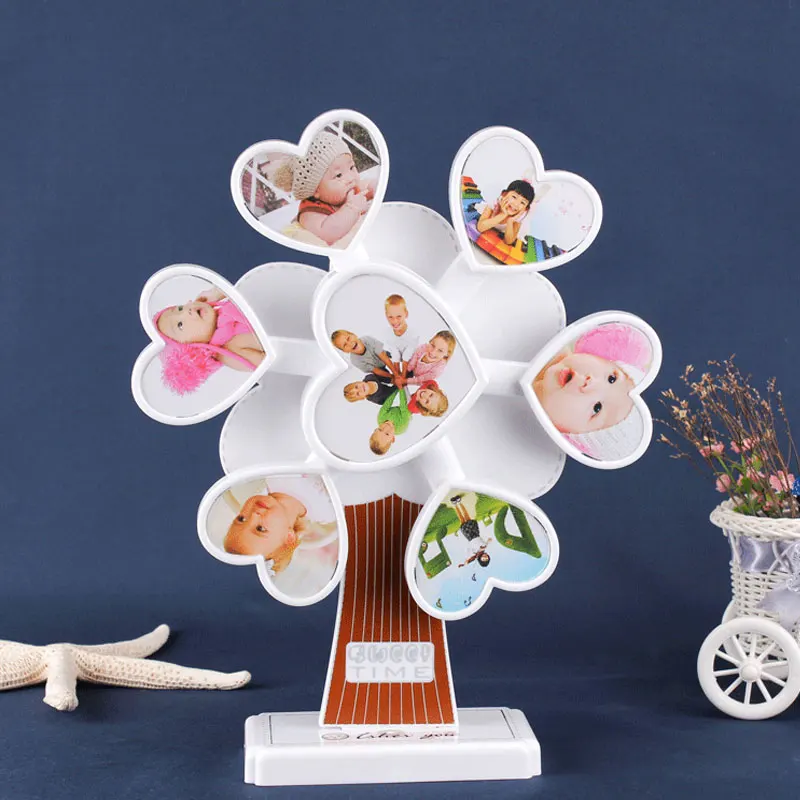 Креативная музыка колесо обозрения Вращающаяся фоторамка Сделай Сам стойка для