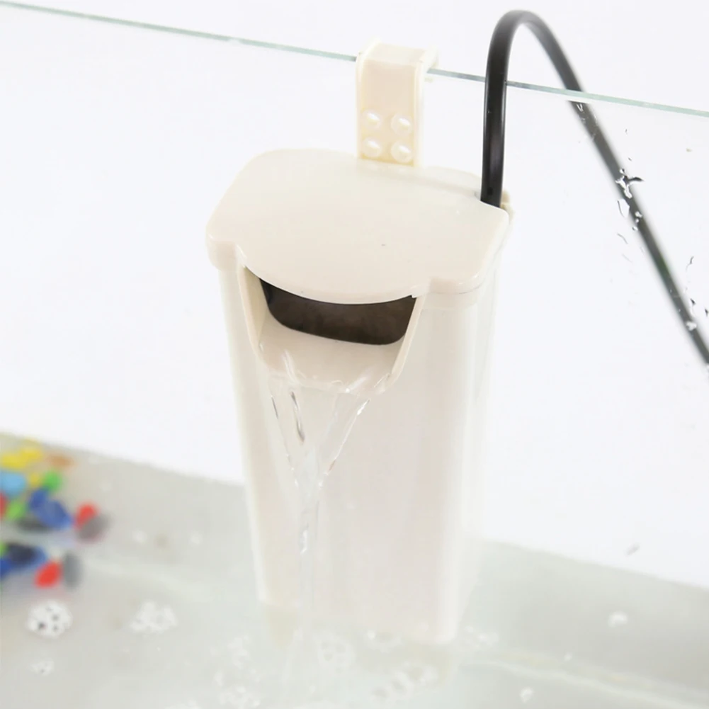 Цилиндрический фильтр для низкой воды маленький аквариум водопад мини бесшумный