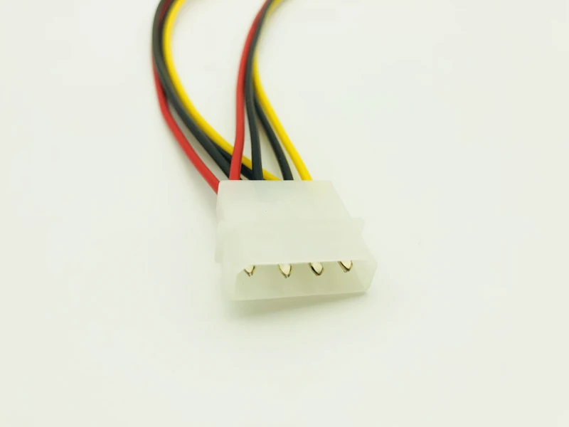 5 шт. 4Pin Molex Male 2 порта IDE Женский блок питания сплиттер Кабель адаптер компьютерный