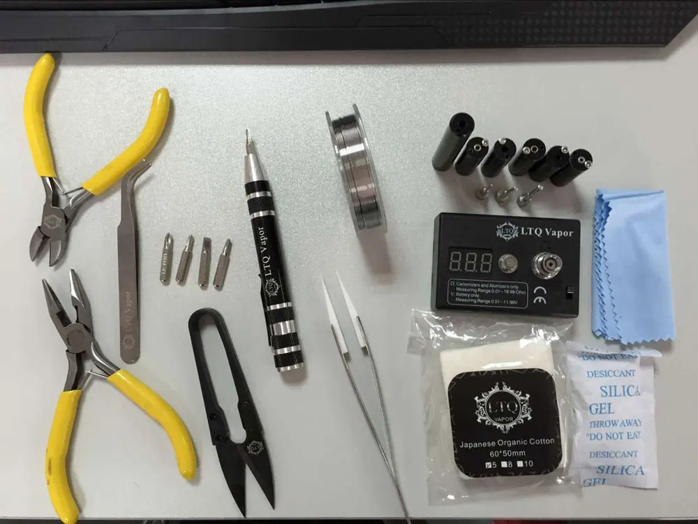 Микро LTQ паровой распылитель rda RBA инструмент для закручивания катушек DIY Kit с