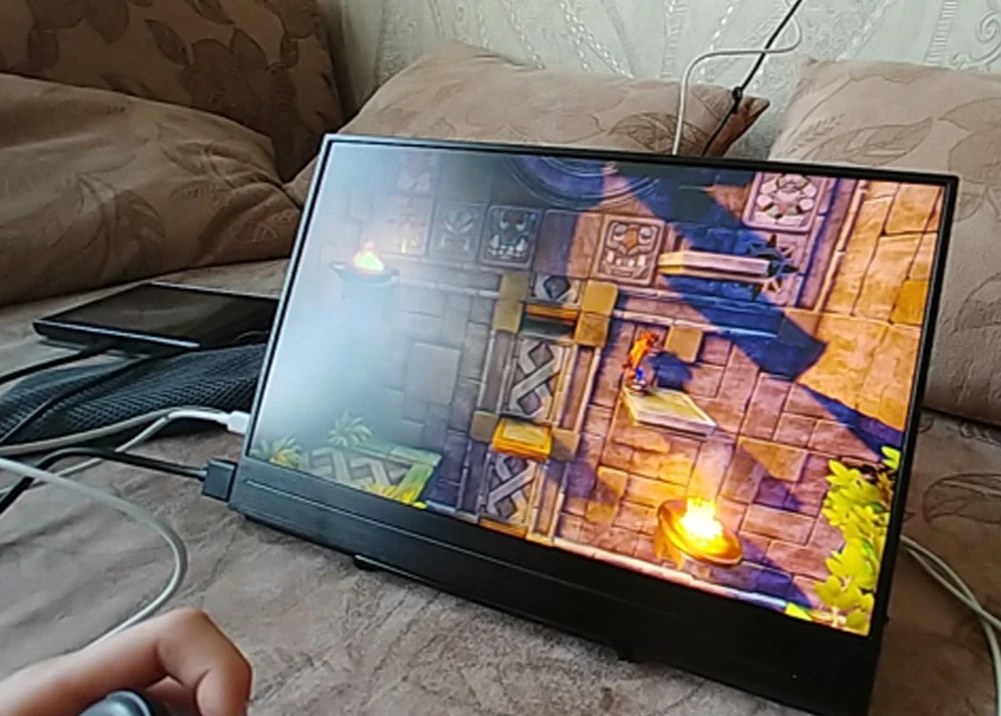 13 3 &quotПортативный монитор вдов супер тонкий светильник совместимому с HDMI игровые