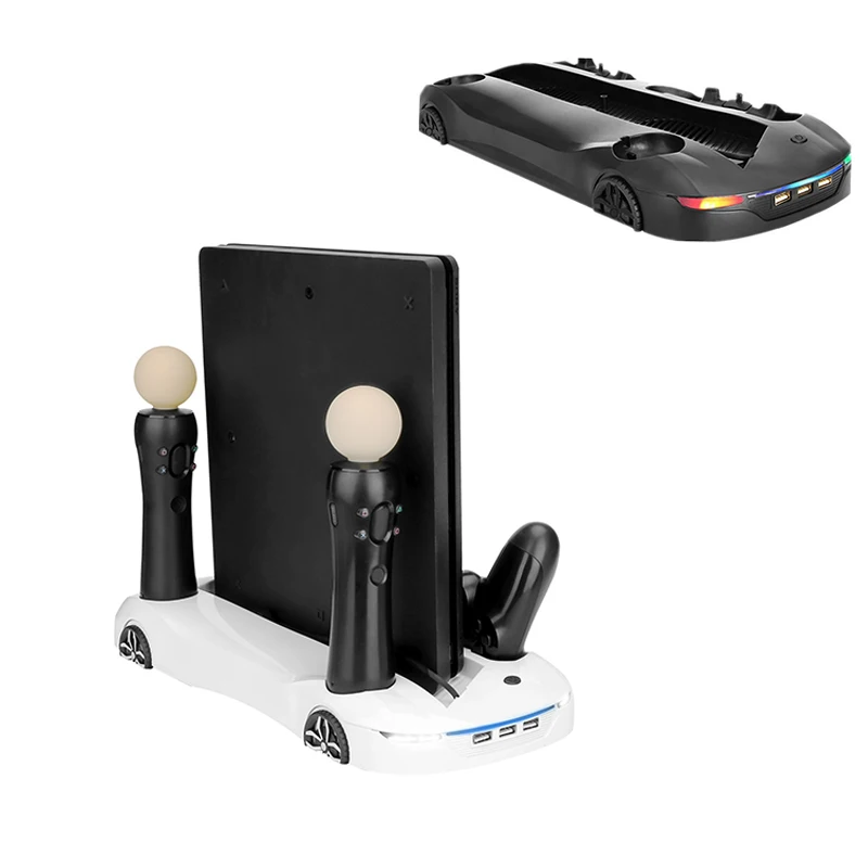 PS4 Pro тонкий зарядный дисплей Usb стенд витрина для VR Playstation 4 вертикальная