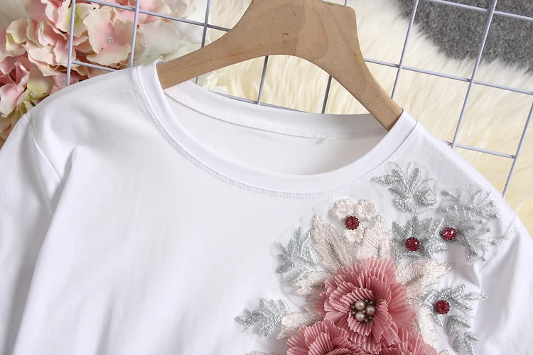 ALPHALMODA модные 3D футболки с цветочным узором+ шорты комплекты из 2 предметов Красивая Цветочная футболка летние шорты костюмы