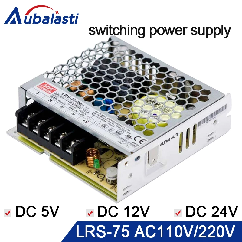 Фото meanwell power supply LRS-75 switching 5v 12v 24v 14a 6a 3.2a Power Supply use for cnc router engraving machine Обустройство дома meanwell power supply LRS-75 switching 5v 12v 24v 14a 6a 3.2a Power Supply use for cnc router engraving machine Обустройство дома