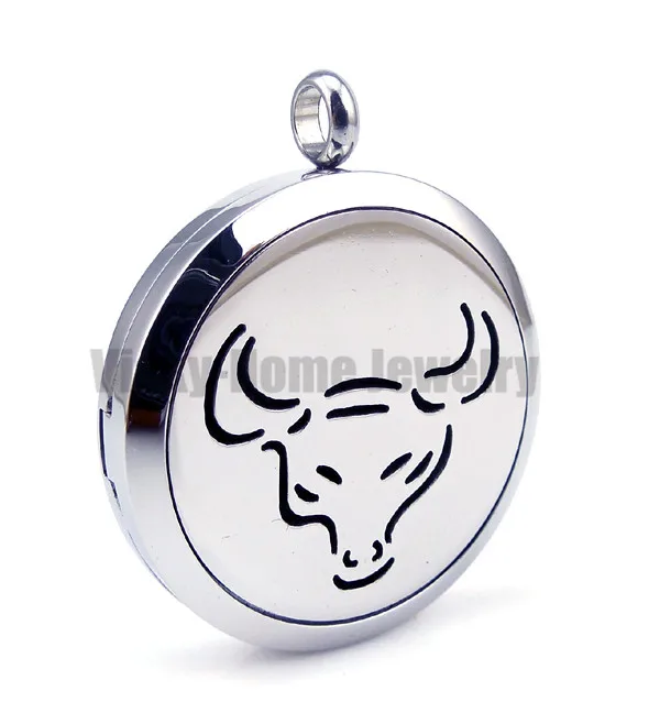 12 leo ожерелье зодиака ароматерапия эфирное масло диффузорный медальон с маслами |