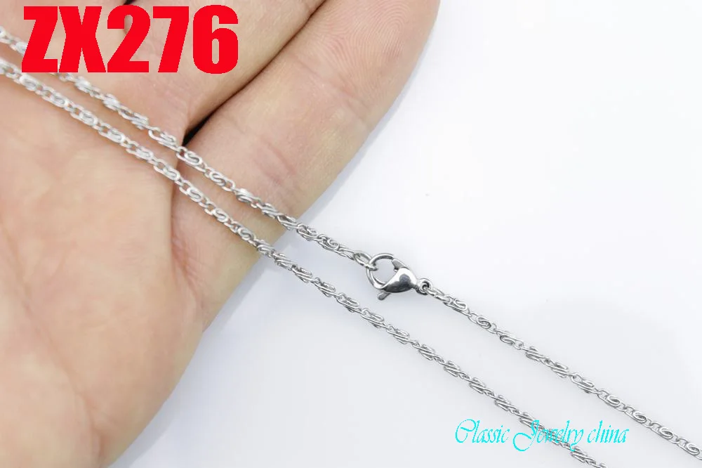 

14"-38" 1.5mm discal chain stainless steel necklace women fashion Sweater chain 20pcs ZX276