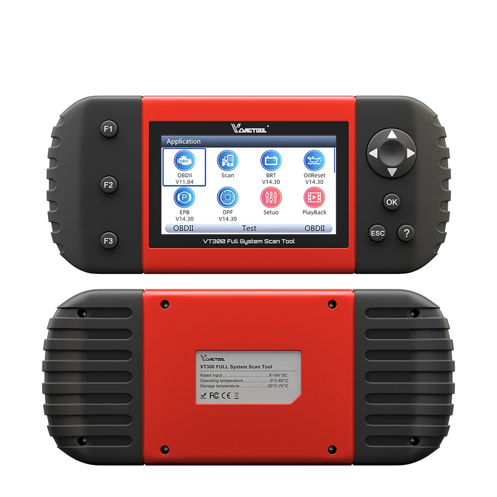 Автомобильный диагностический сканер VDIAGTOOL VT300 EPB DPF DRP BRT OBDII OBD2 полная поддержка