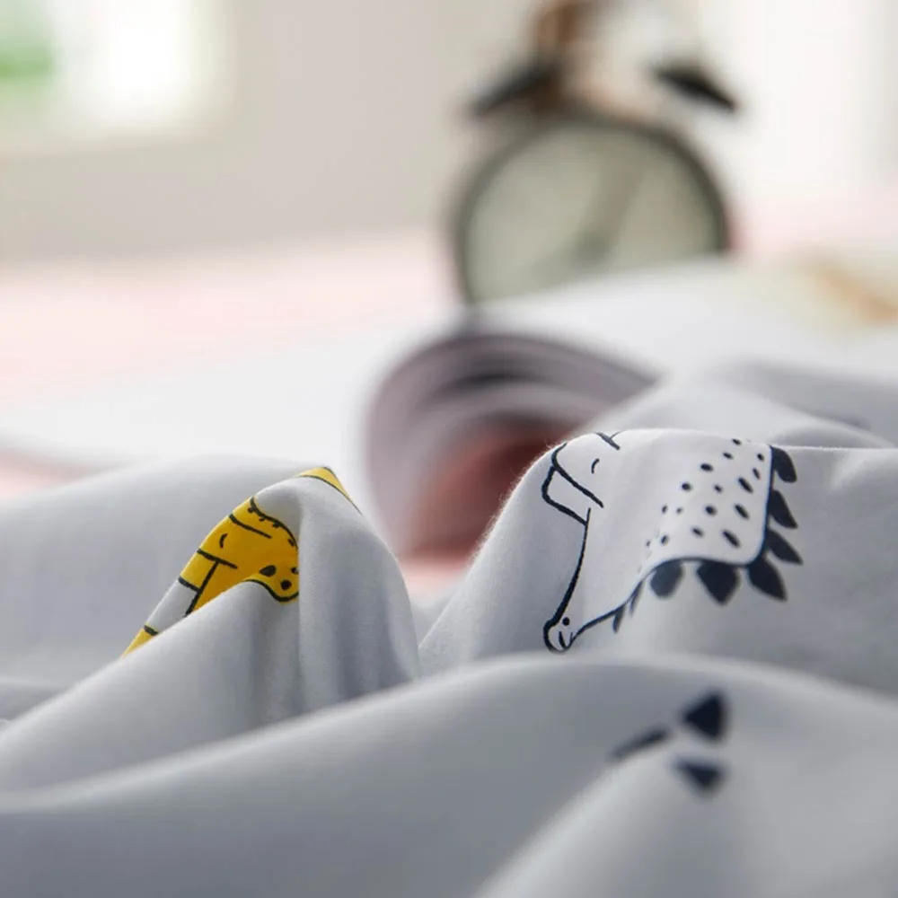 Жираф, лев мультфильм INS 3/4 шт набор постельных принадлежностей Bedlinens Твин queen King настроить Размеры простыня наволочки