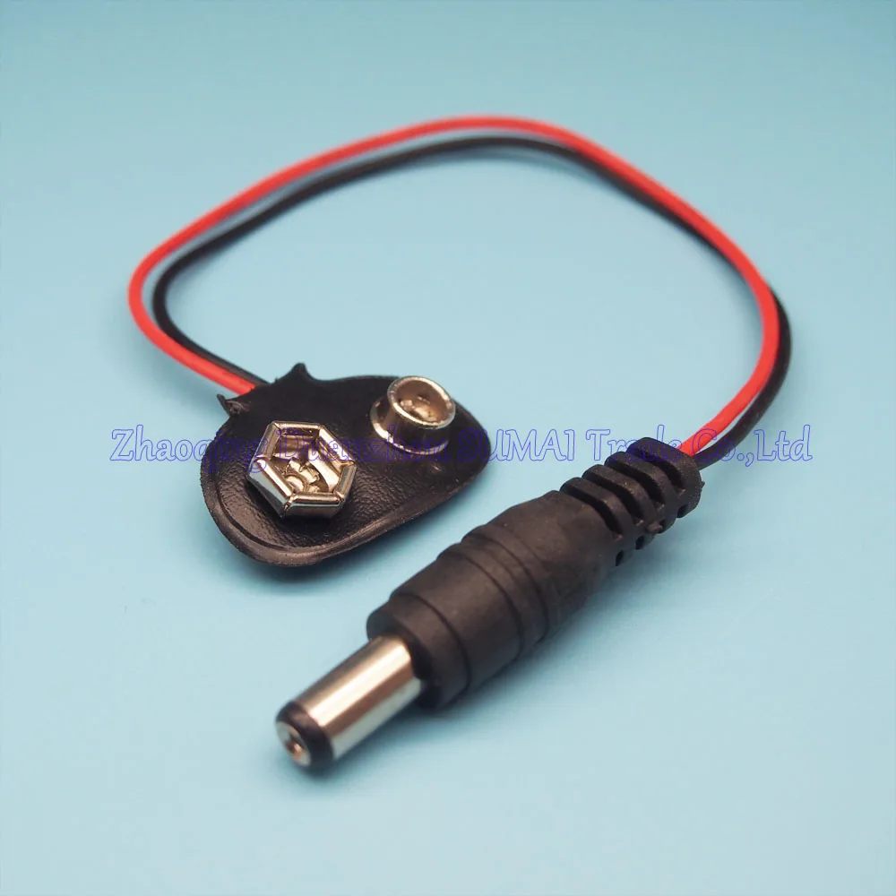 10 шт./лот 9 в батарейный отсек латунная пряжка с 5 5*2 1 DC jack |