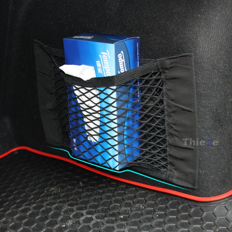 2016 newest 1pcs Car Back Rear Trunk Seat Elastic String Net Mesh Storage Bag Pocket Cage Organizer Luggage Holder Styling | Автомобили и
