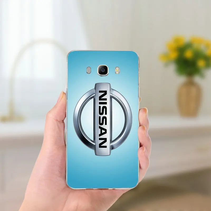 С логотипом Nissan с принтом в виде машин чехлы для мобильных телефонов Samsung Galaxy J1 J2 J3