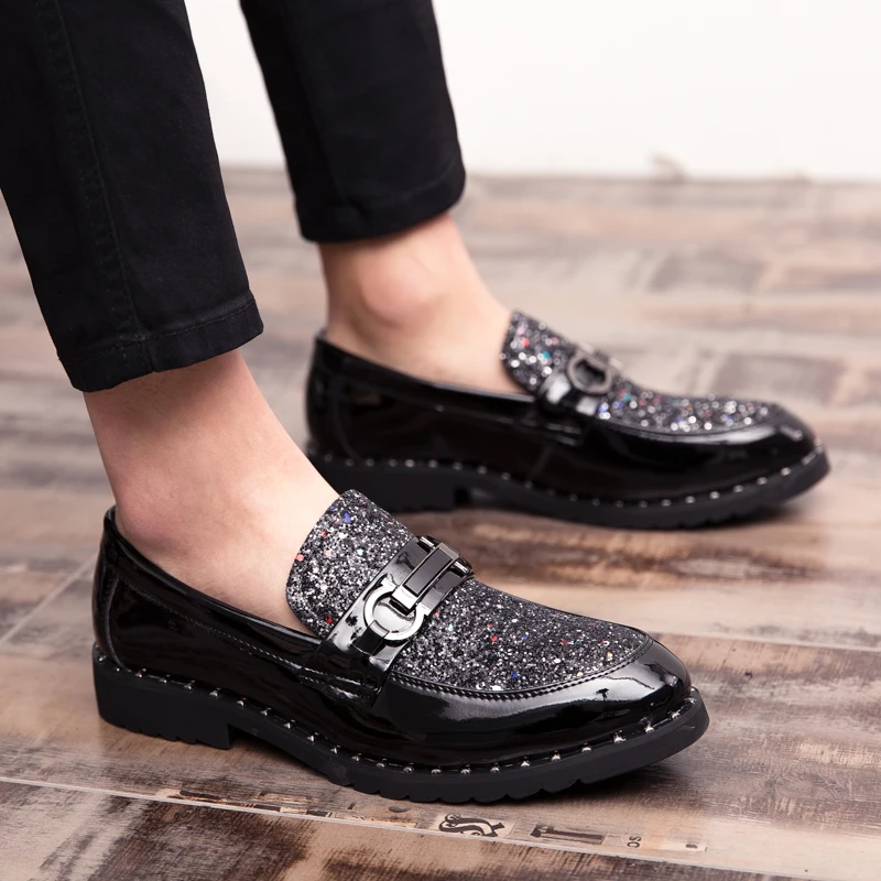 Thestron Men Loafers Casual Shoes Leather Fashion Footwear Blue Black Slip-On Mens Brand Designer | Обувь