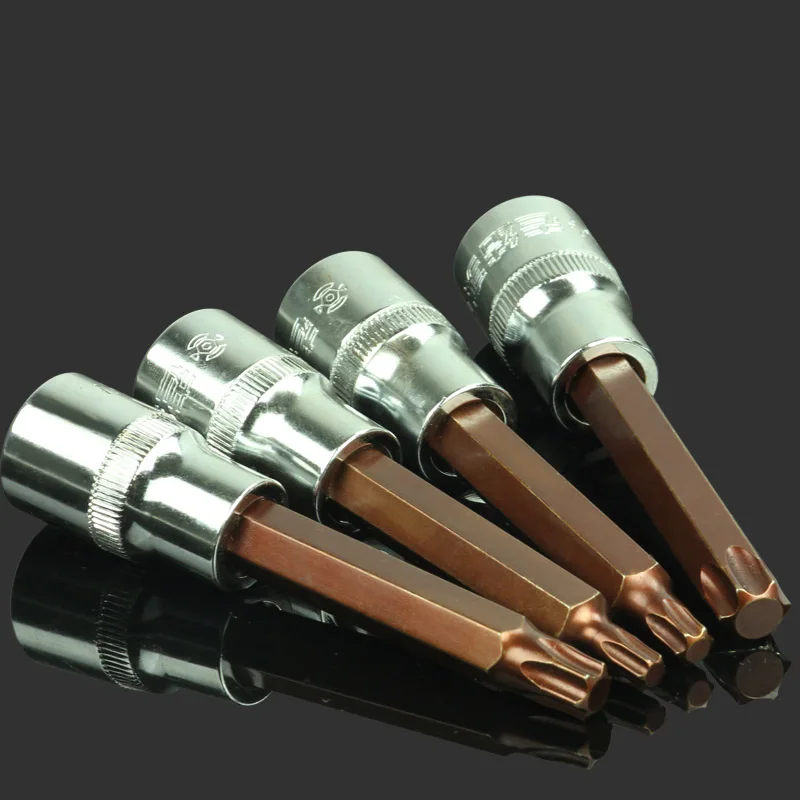 1 шт. Торцевая отвертка Torx Star Торцевая коронка 1/" квадратный ударный ключ