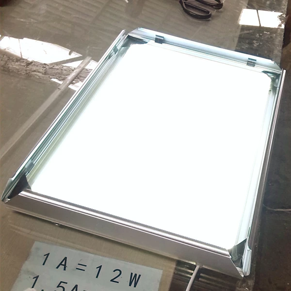 Restaurant Front LED Illuminated Menu Board Lightbox Snap Frame Backlit Signage A2 |