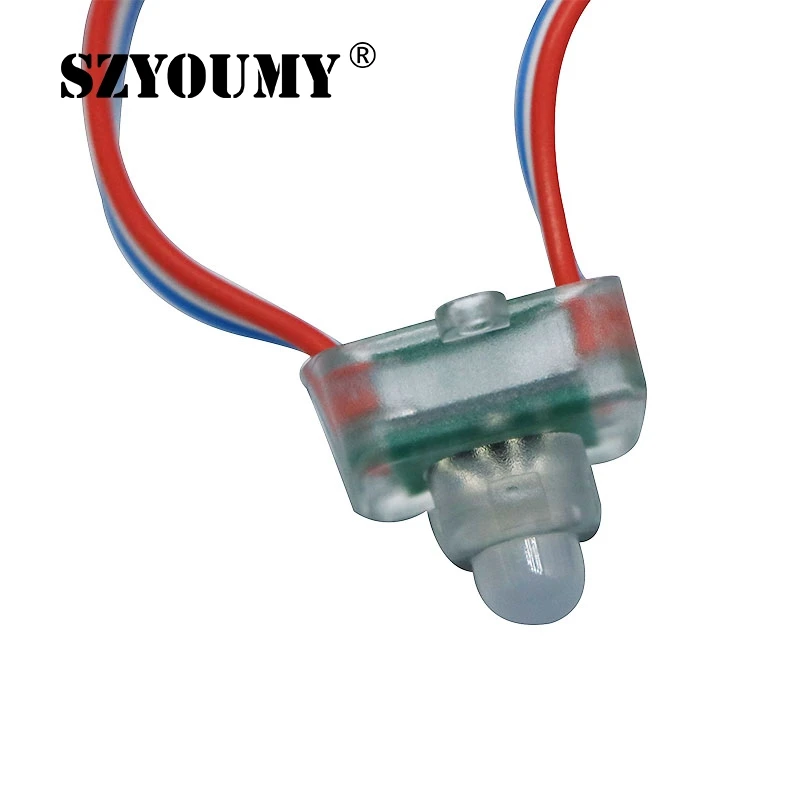 SZYOUMY Бесплатная доставка DC5V 12 мм 2811 квадратный рассеянный цифровой WS2811