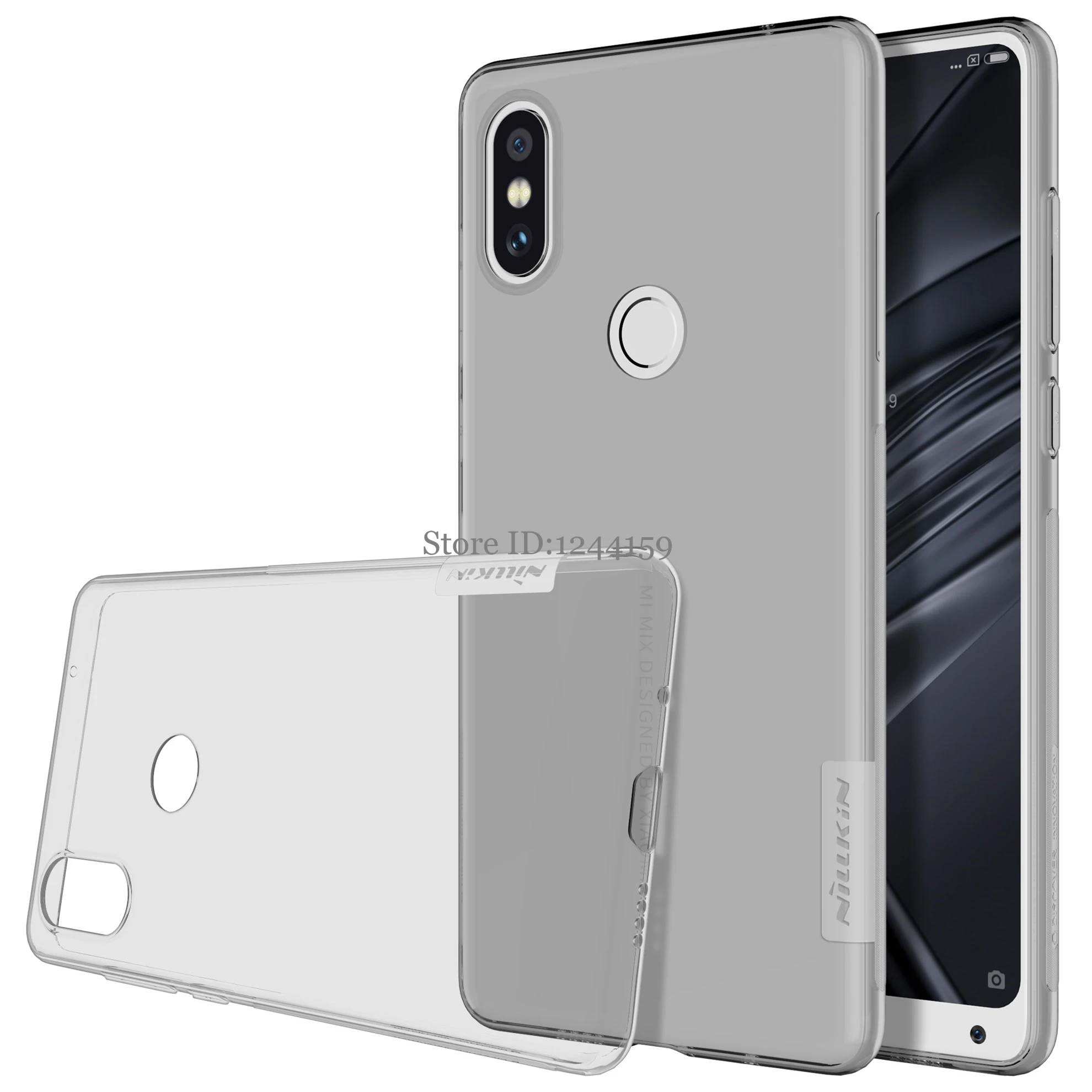 Для Xiaomi Mix 2 S чехол NILLKIN Nature ультратонкий прозрачный из ТПУ, прозрачный, мягкий чехол на заднюю панель для Xiaomi Mix 2 S MIX2 S