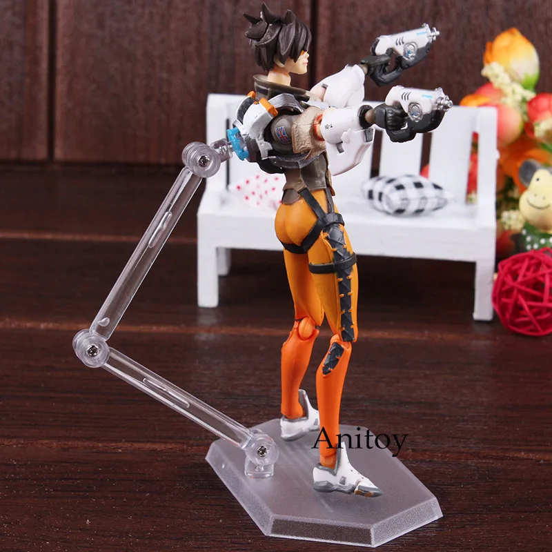 Figma 352 игровой персонаж Tracer фигурка ПВХ фигурка подвижная игрушка Figma Tracer кукла фигурки