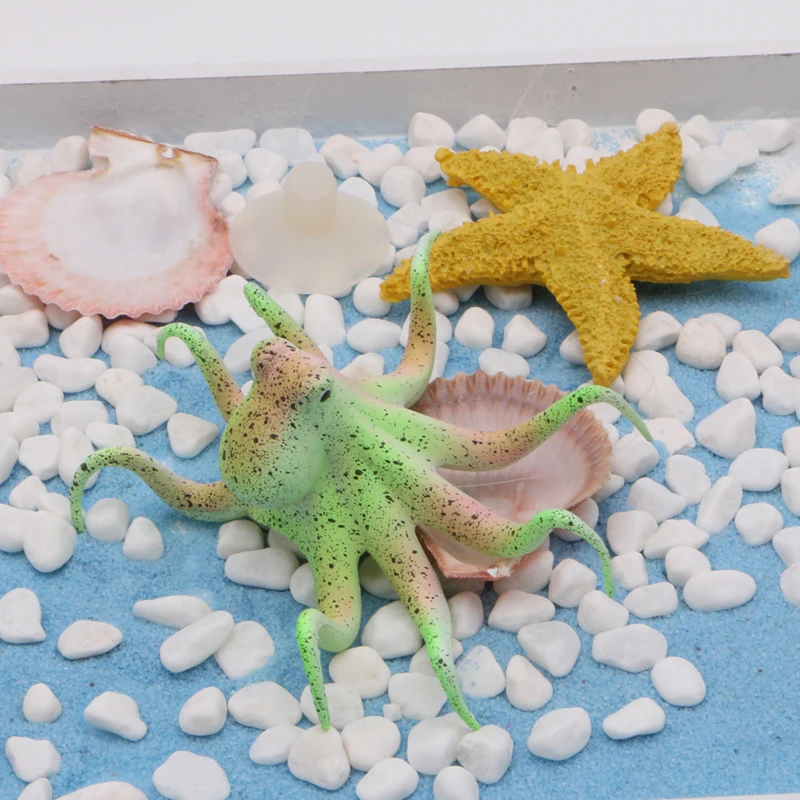 Флуоресцентный Искусственный аквариум осьминога с присоской украшение