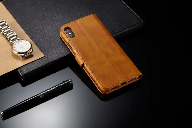 Чехол для iphone 6S 6 8 7 Plus, чехол для iphone XS Max XR X, роскошный Магнитный Флип-кошелек, кожаный чехол для телефона Apple 7plus