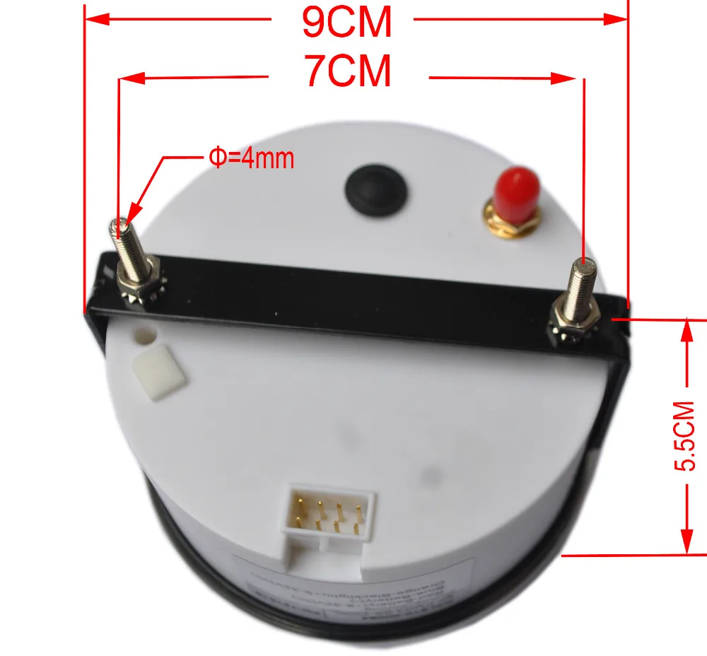 GPS 12V 24V Универсальный MPH Спидометр Одометр черный фон для ATV UTV мотоцикла Marin|speedometer